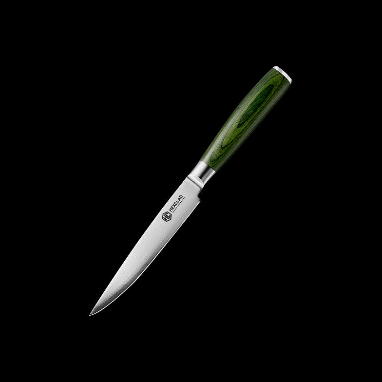 Damascus Steel Steak Knife Boxed Set, 6-pc (Green) - Image 2