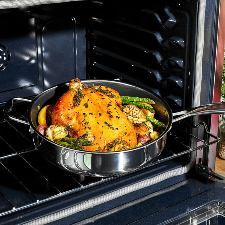 Hybrid Deep Sauté Pan with Lid, 5.5-Qt - Image 2