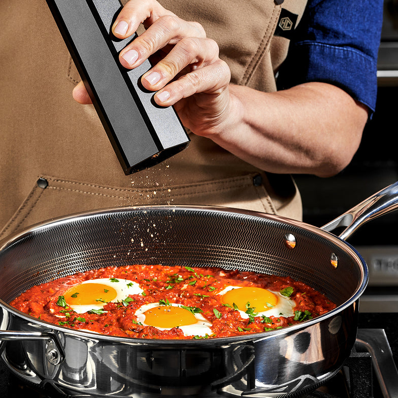 Hybrid Deep Sauté Pan with Lid, 3.3-Qt - Image 3