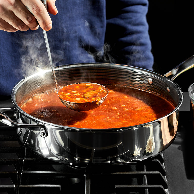 Hybrid Deep Sauté Pan with Lid, 5.5-Qt - Image 3