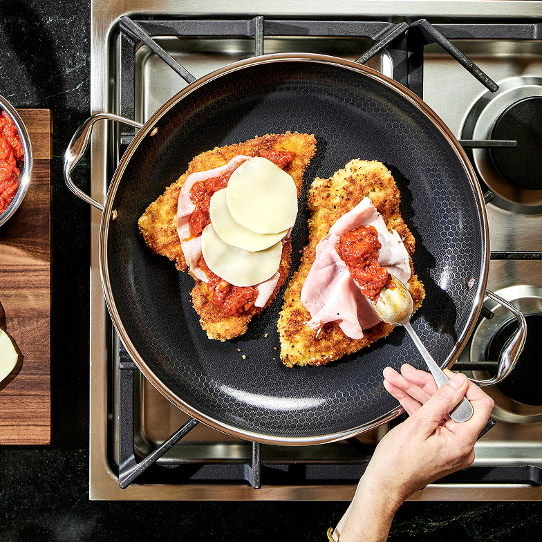 Hybrid Fry Pan with Lid, 14" - Image 3