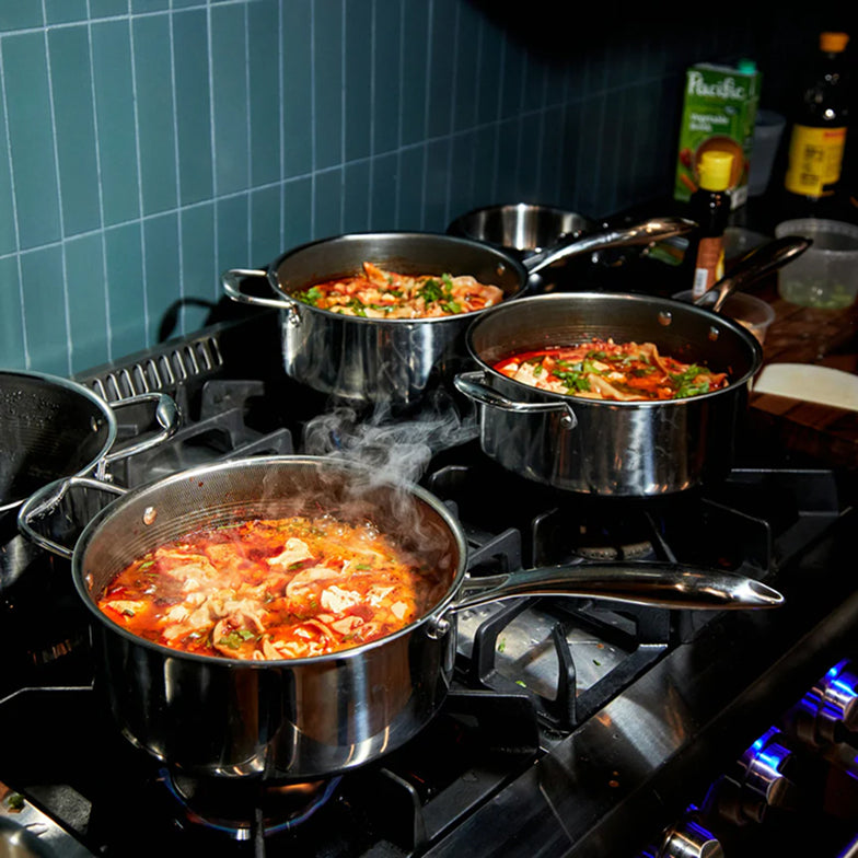 Hybrid Saucepan with Lid, 5-Qt - Image 3