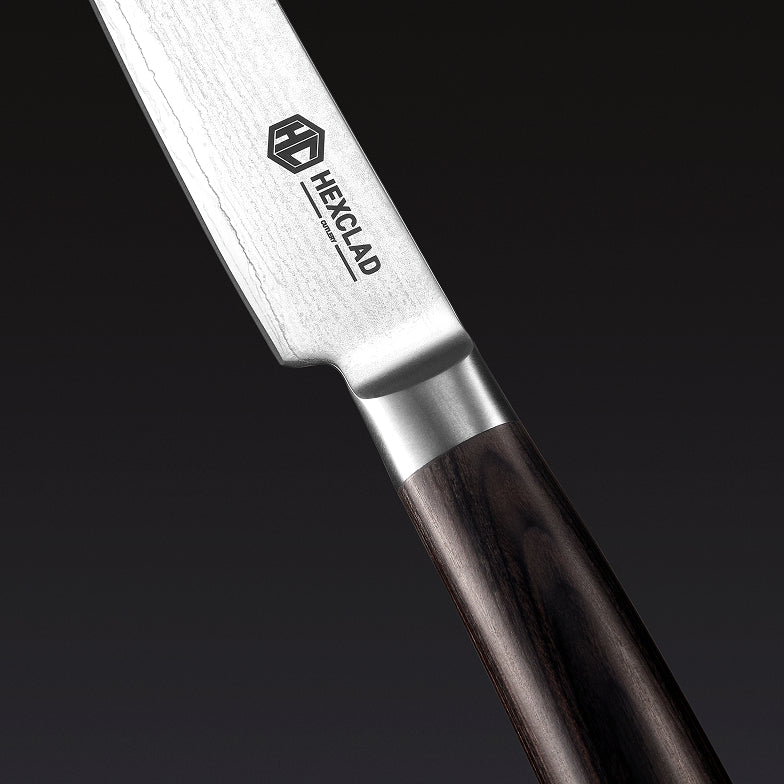 Damascus Steel Utility Knife, 5" (Espresso) - Image 4