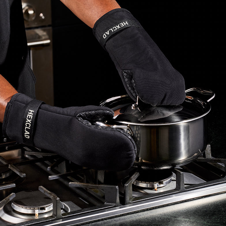 Eco Modern Oven Mitt Set - Onyx - Image 5