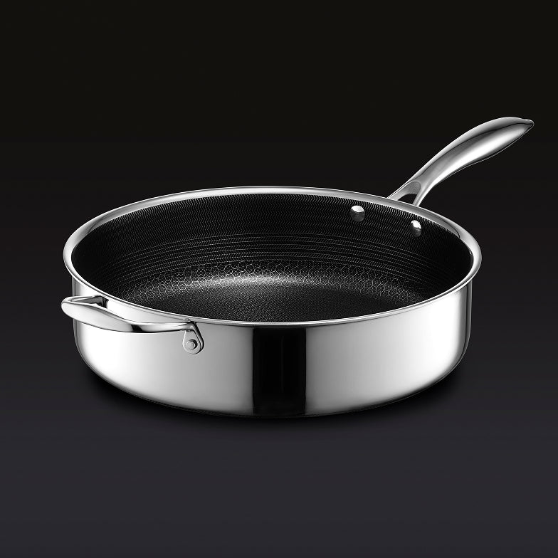 Hybrid Deep Sauté Pan with Lid, 5.5-Qt - Image 4