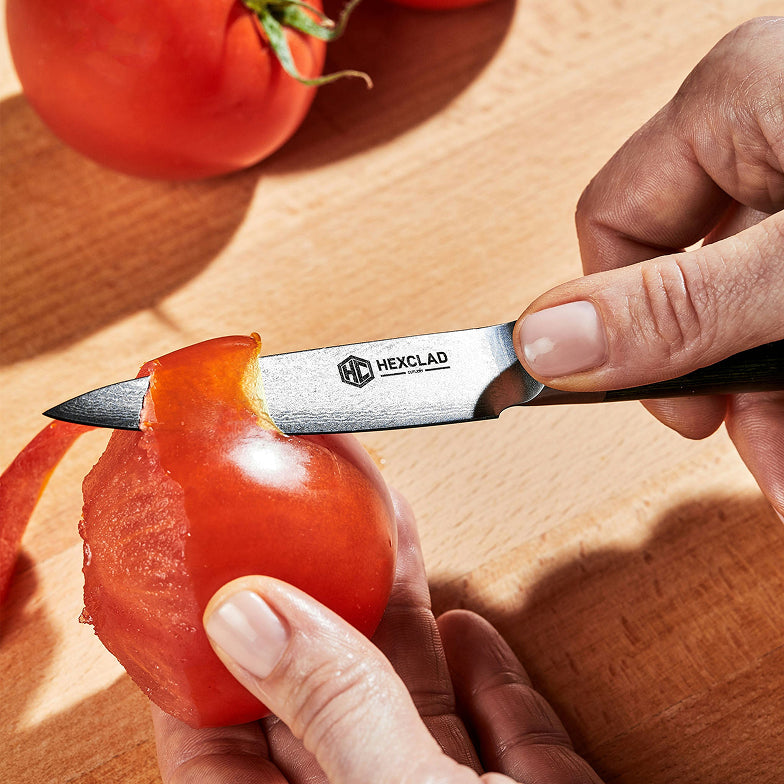 Damascus Steel Paring Knife, 3.5" (Espresso) - Image 6