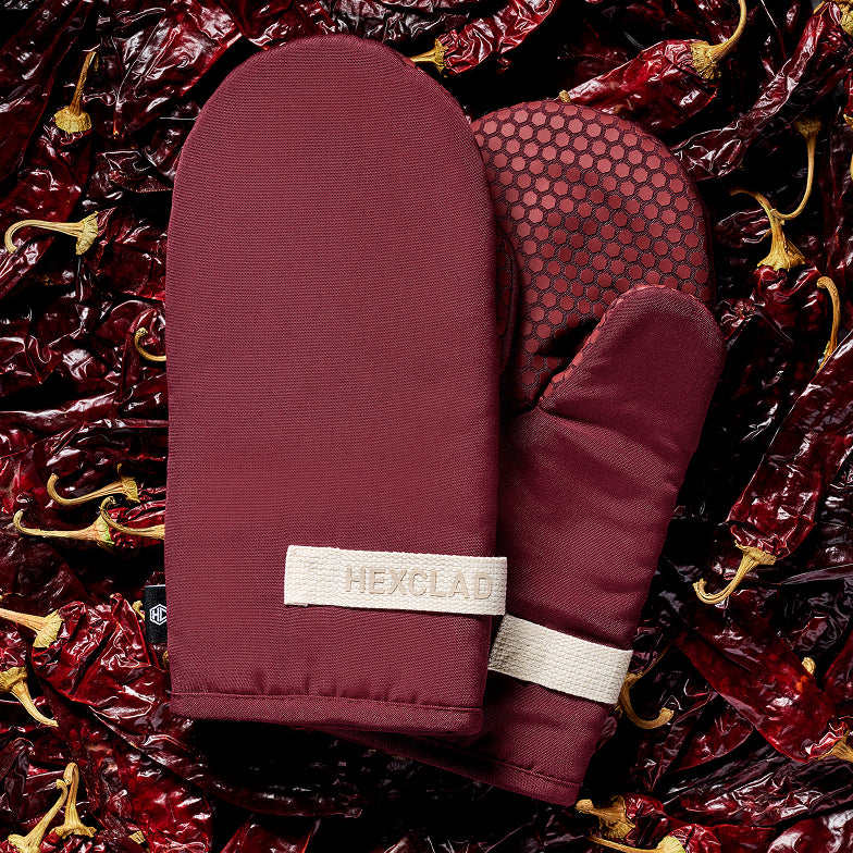 Eco Modern Oven Mitt Set - Crimson - Image 7