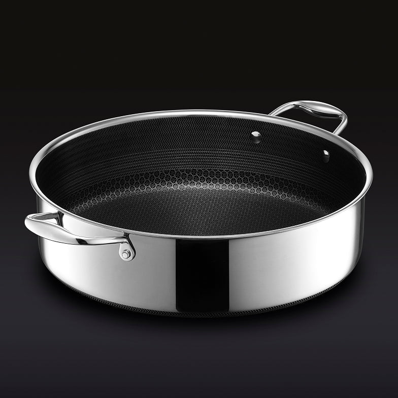 Hybrid Deep Sauté Pan/Chicken Fryer with Lid, 7-Qt - Image 6
