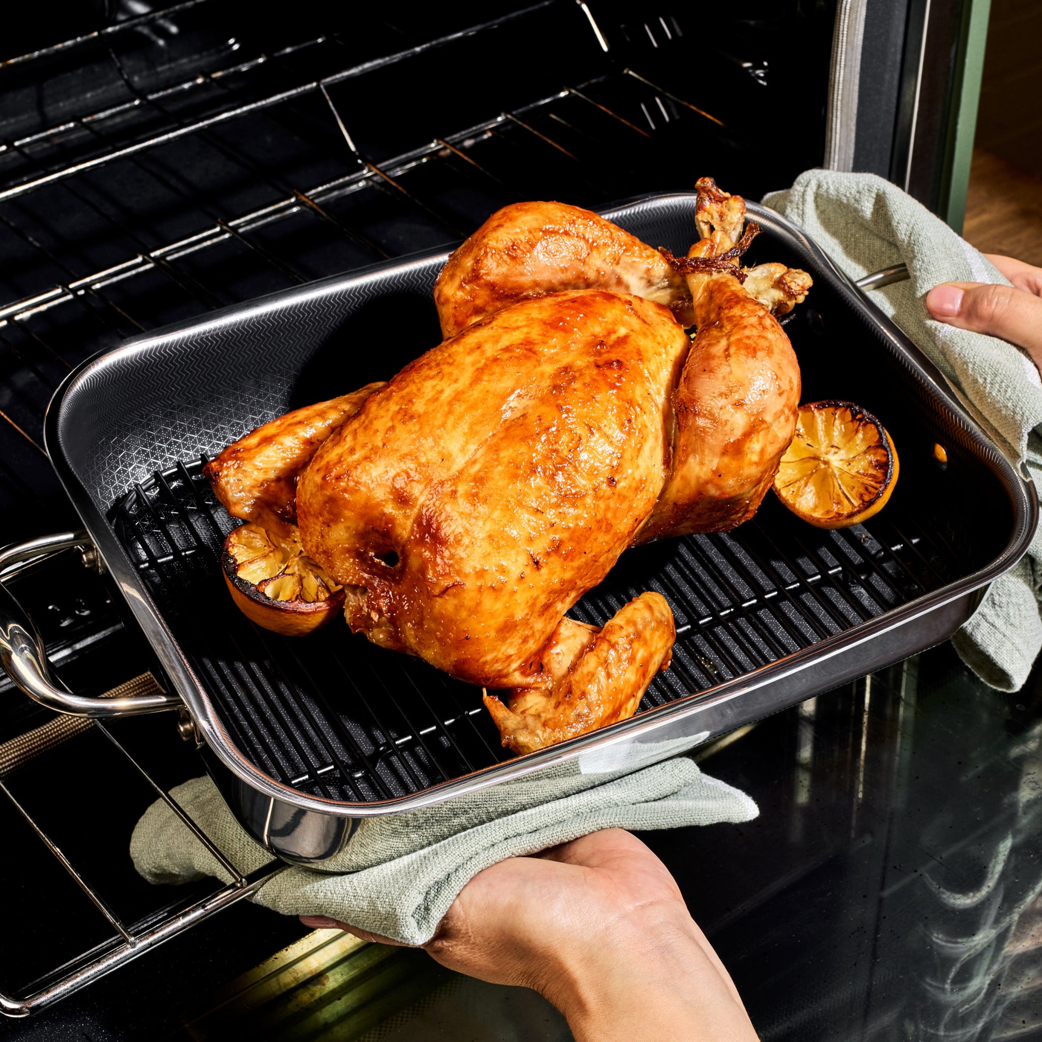 Hybrid Roasting Pan with Rack, 9” x 13” - Image 6