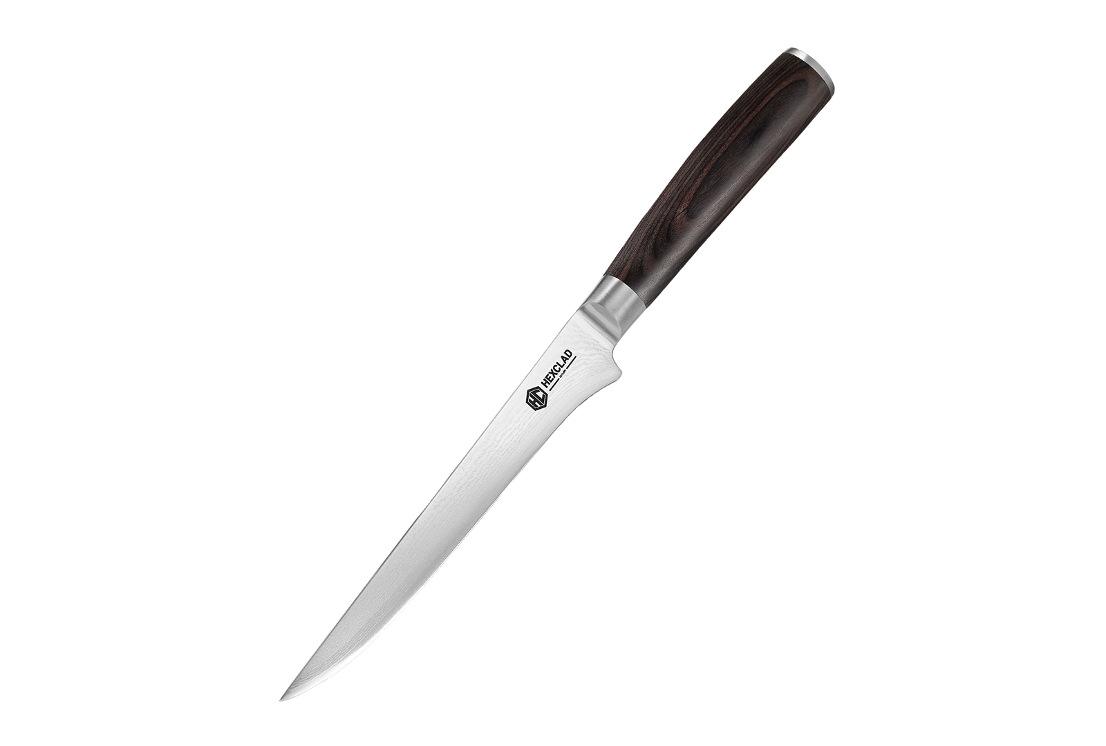 Damascus Steel Boning & Fillet Knife, 6" (Espresso)