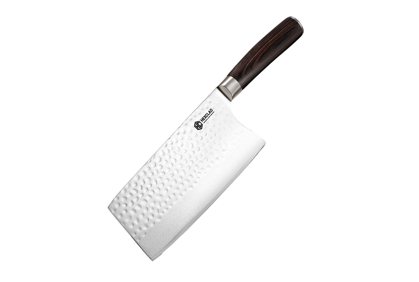Damascus Steel Cleaver, 7" (Espresso)