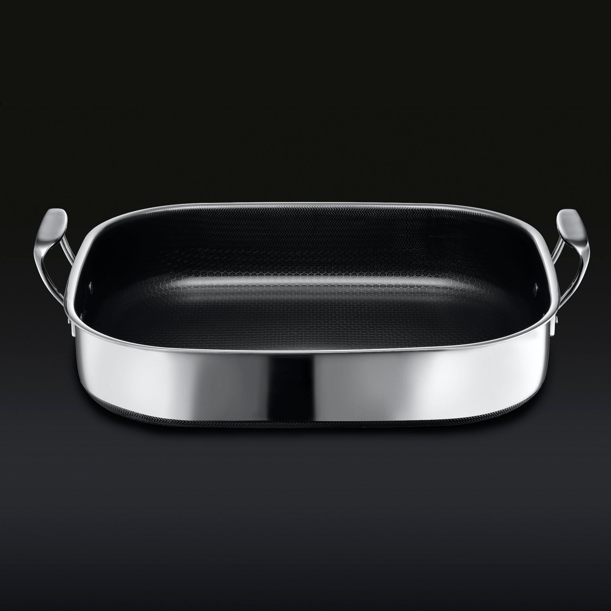 Large Hybrid Roasting Pan w/ Rack, 14" x 16"