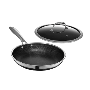 Hybrid Fry Pan with Lid, 10"