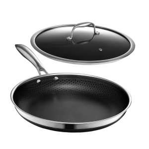 Hybrid Fry Pan with Lid, 12"