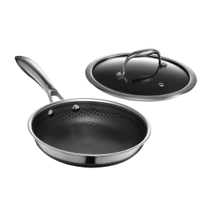 Hybrid Fry Pan with Lid, 8"