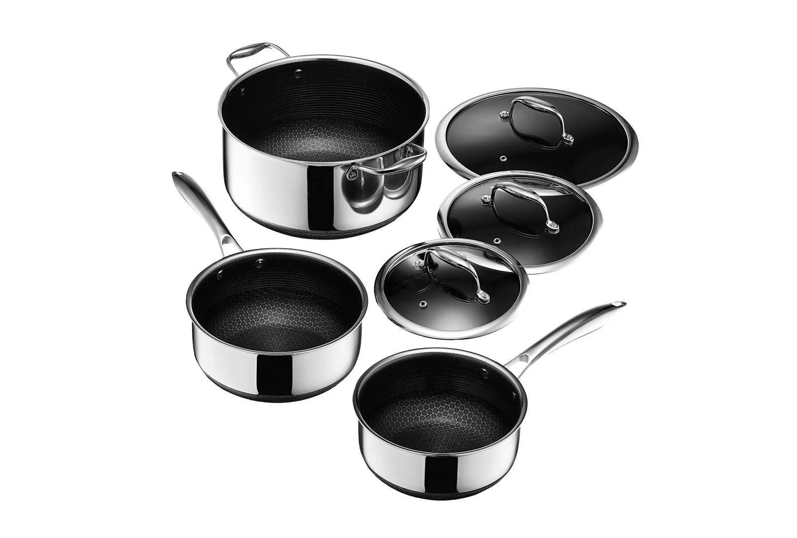 Hybrid Pot Set with Lids, 6-pc