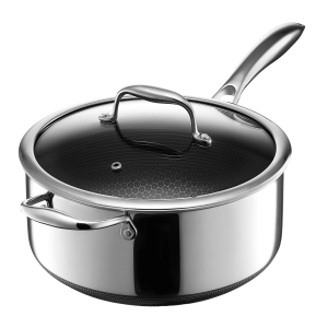 Hybrid Saucepan with Lid, 5-Qt