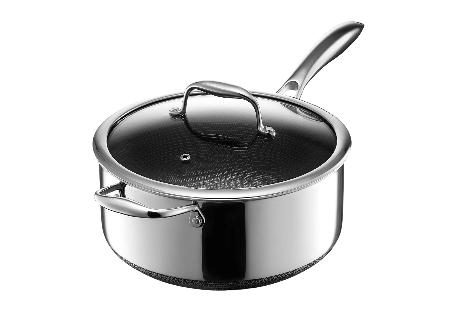 Hybrid Saucepan with Lid, 5-Qt