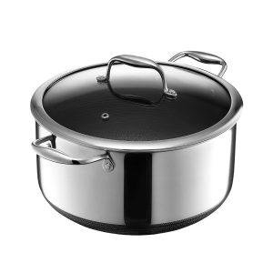Hybrid Stock Pot With Lid, 8-Qt