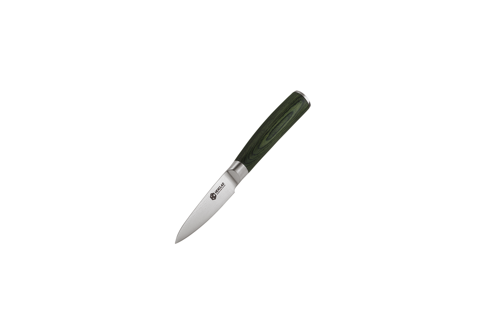 Damascus Steel Paring Knife, 3.5" (Green)