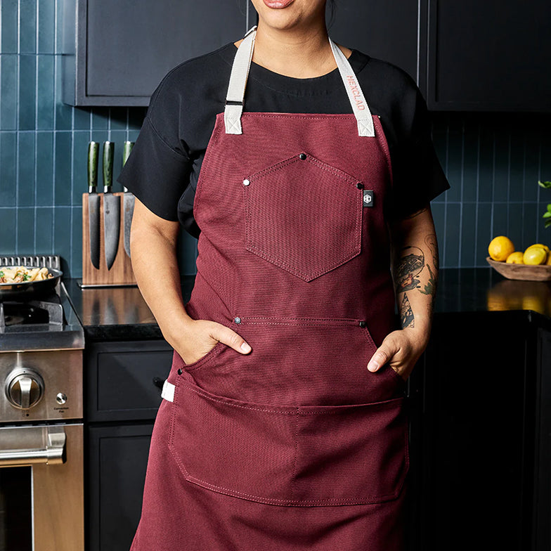 Eco Modern Apron (Crimson) - Image 2