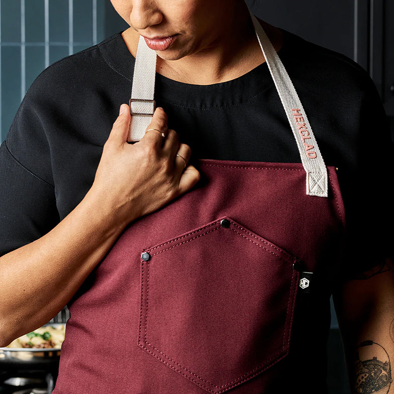 Eco Modern Apron (Crimson) - Image 3