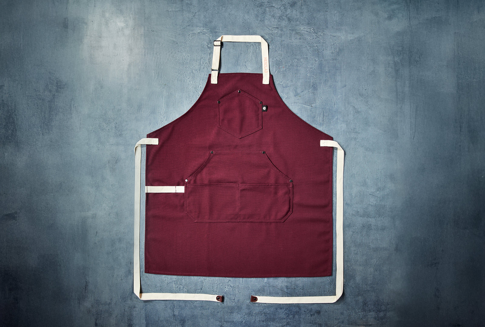 Eco Modern Apron (Crimson)
