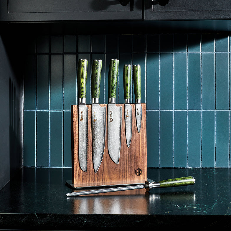 Magnetic Knife Block, Walnut - Image 7
