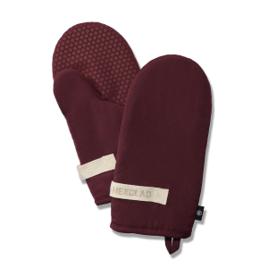 Eco Modern Oven Mitt Set - Crimson