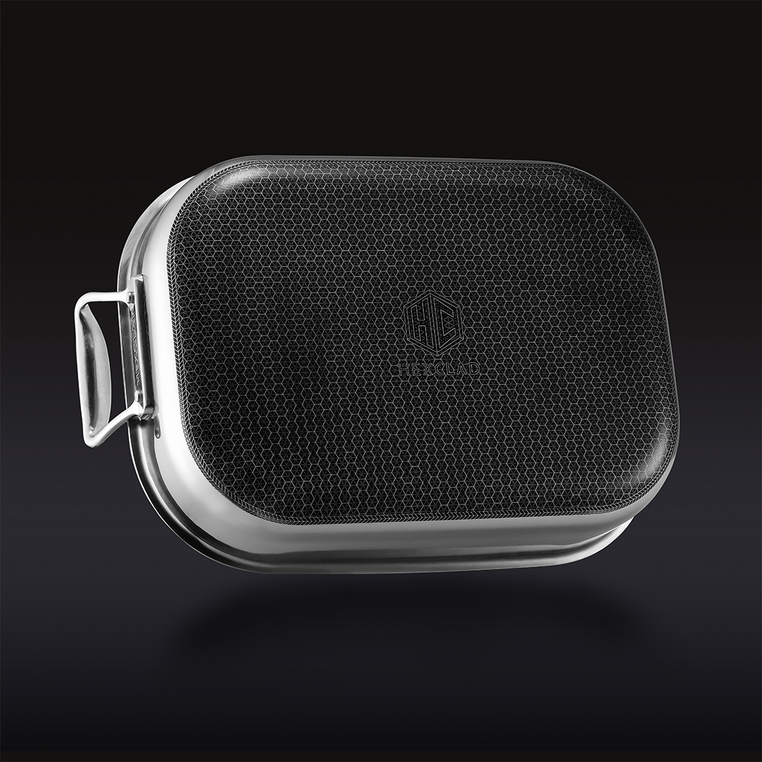 Small Hybrid Roasting Pan w/ Rack, 10" x 14" - Image 4