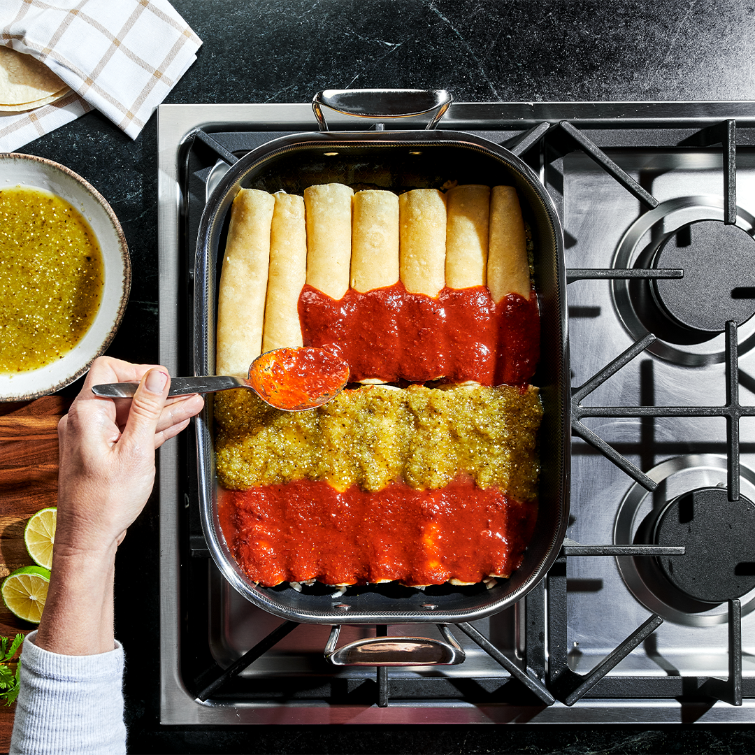 Small Hybrid Roasting Pan w/ Rack, 10" x 14" - Image 7
