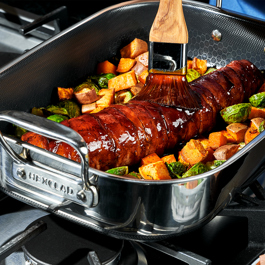 Small Hybrid Roasting Pan w/ Rack, 10" x 14" - Image 3
